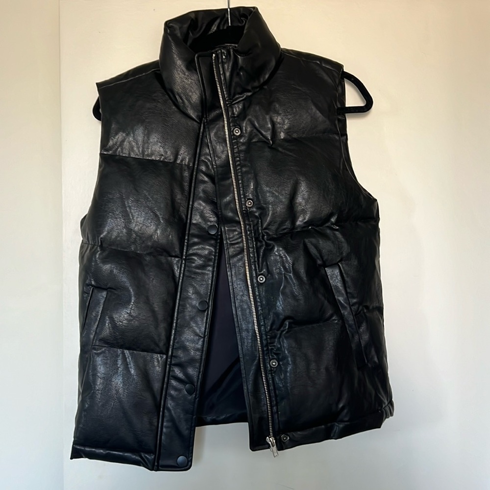 Buddy Love faux leather vest
